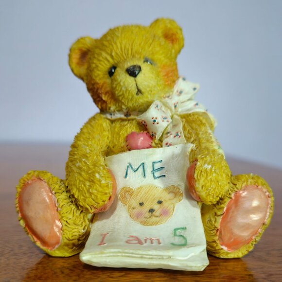 1992 retired discontinued Cherished teddies birthday figurines lot AGE 4, 5 & 6 - Picture 7 of 14